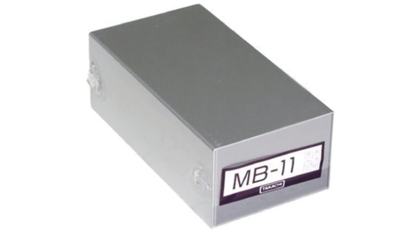 Takachi Electric Industrial MB Series Silver Aluminium Enclosure, Silver Lid, 150 x 80 x 55mm