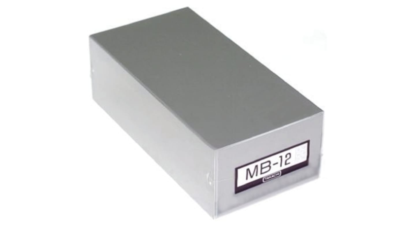 Takachi Electric Industrial MB Series Silver Aluminium Enclosure, Silver Lid, 200 x 100 x 65mm