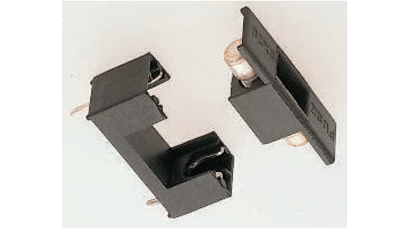 Semi enclosed PCB fuse holder,5x20mm