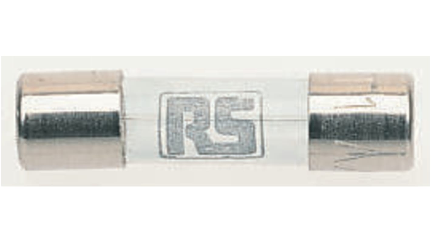 RS PRO 3.15A T Glass Cartridge Fuse, 5 x 20mm