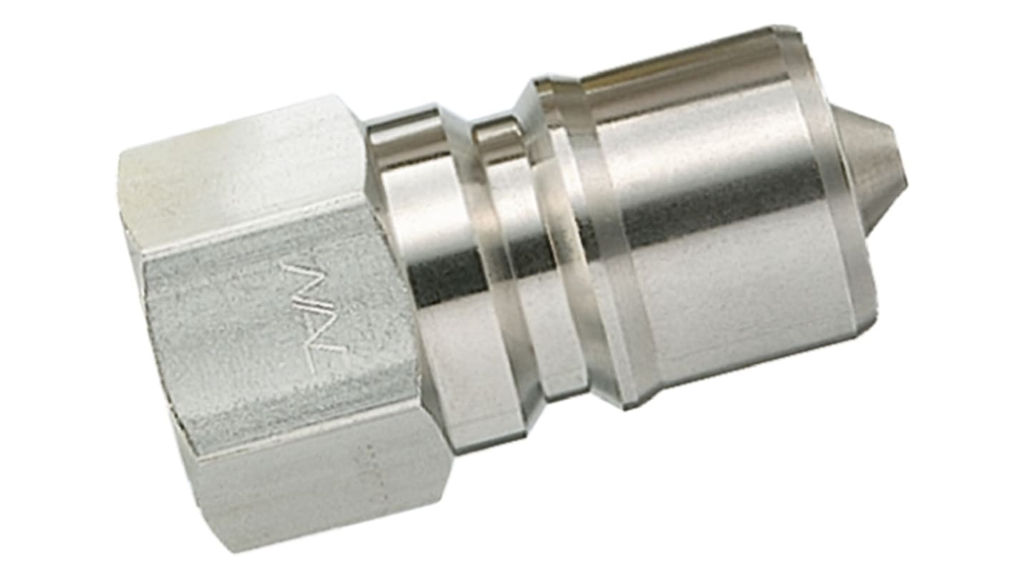 Nagahori Industry Stainless Steel Female Pneumatic Quick Connect Coupling, Rc 3/8 Female Threaded
