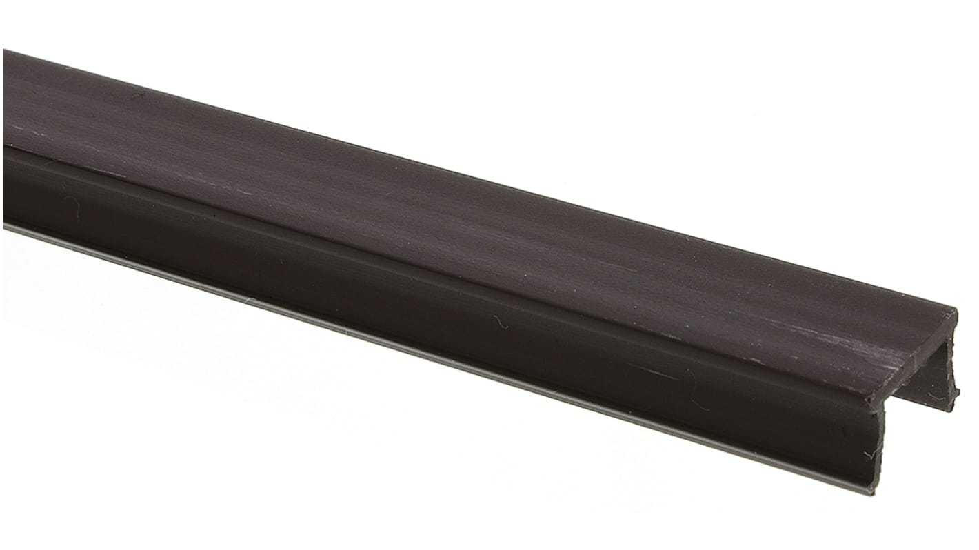 Bosch Rexroth Black PVC Cover Strip, 8mm Groove Size, 1m Length