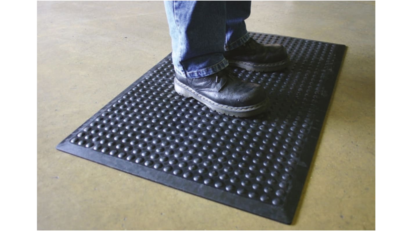 Gedrag Wiskunde plaag BF010004 | Coba Europe Bubblemat Rubber Anti-Fatigue Mat, 600mm x 900mm x  14mm | RS