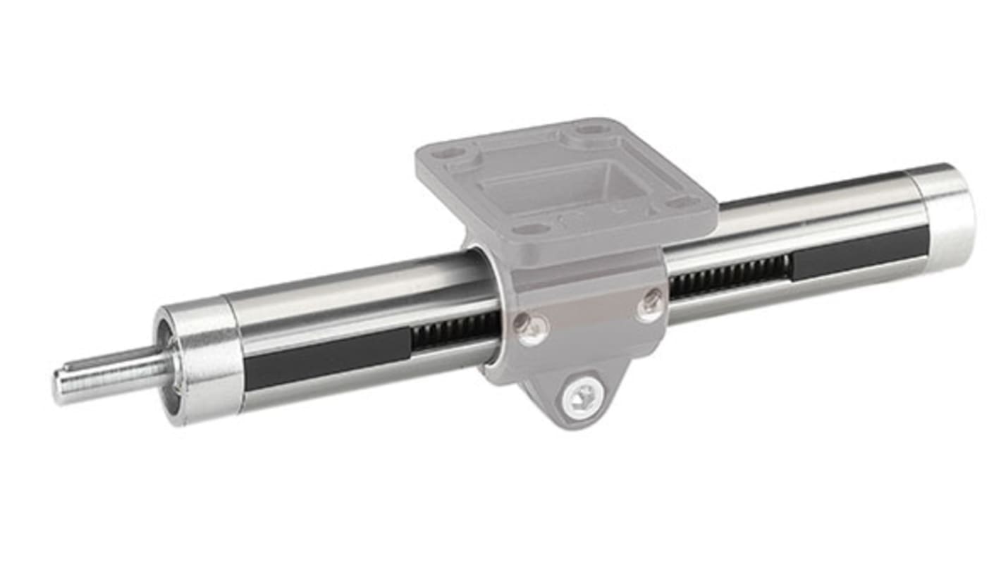 Unidad Lineal Tubular Rose+Krieger E de Acero, para perfil de 30 mm, recorrido 300mm, Ø 30mm, long. total 500mm