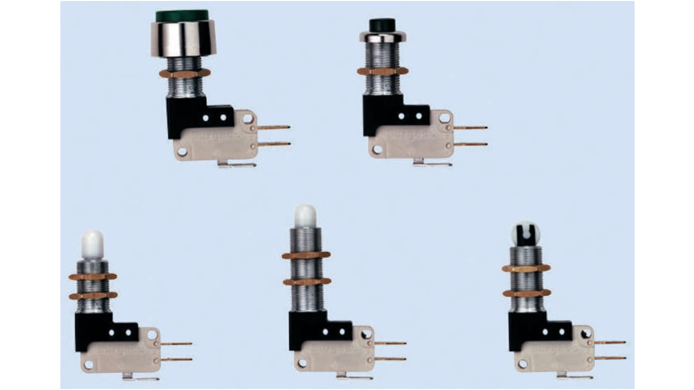 Microinterruptor, Botón SP-CO 15 a 250 Vac A