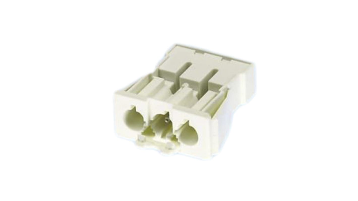 Wieland Buchse GST18 Leuchtensteckverbinder, Stecker, Kontakte: 3, Tafelmontage, 16A, Weiß, 0.5 → 1.5 mm², 0.5