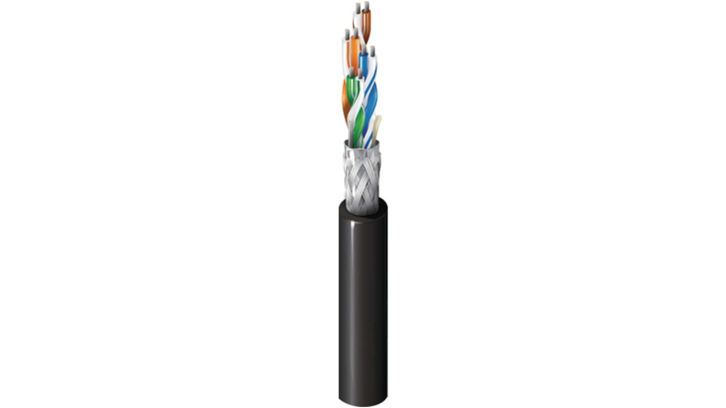 Ethernet kábel, Szürke, 48 V, 100m