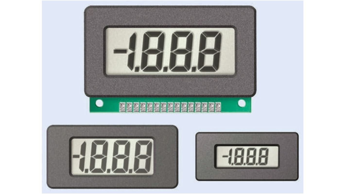 Lascar Digital Panel Voltmeter DC, LCD Display