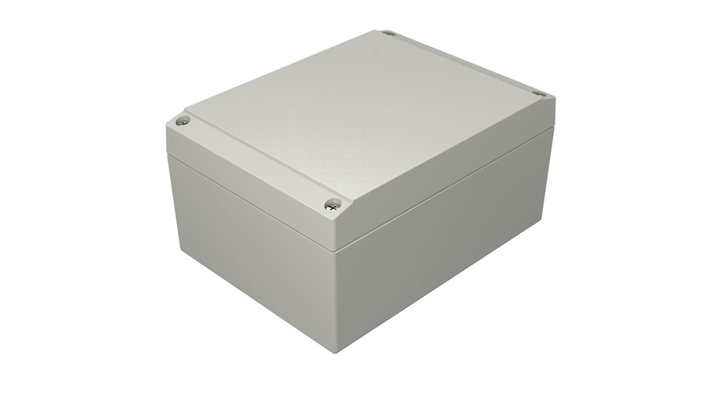 Caja Rose de Aluminio Presofundido Gris, 160 x 120 x 81mm, IP66, , Lloyds Register, Registro marítimo, UL 508