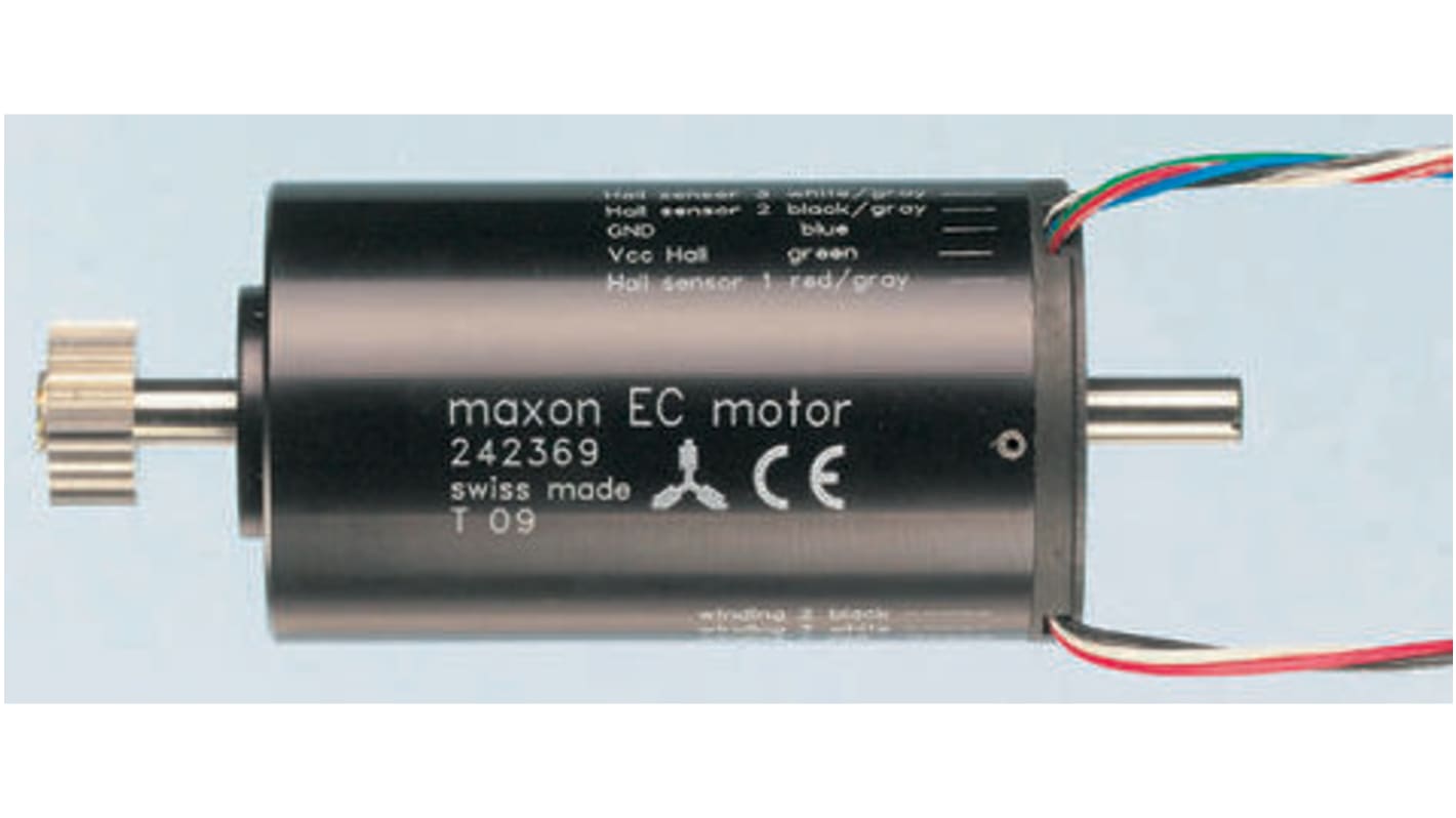 Maxon Brushless DC Motor, 120 W, 42 V dc, 122 mNm, 10400 rpm, 6mm Shaft Diameter