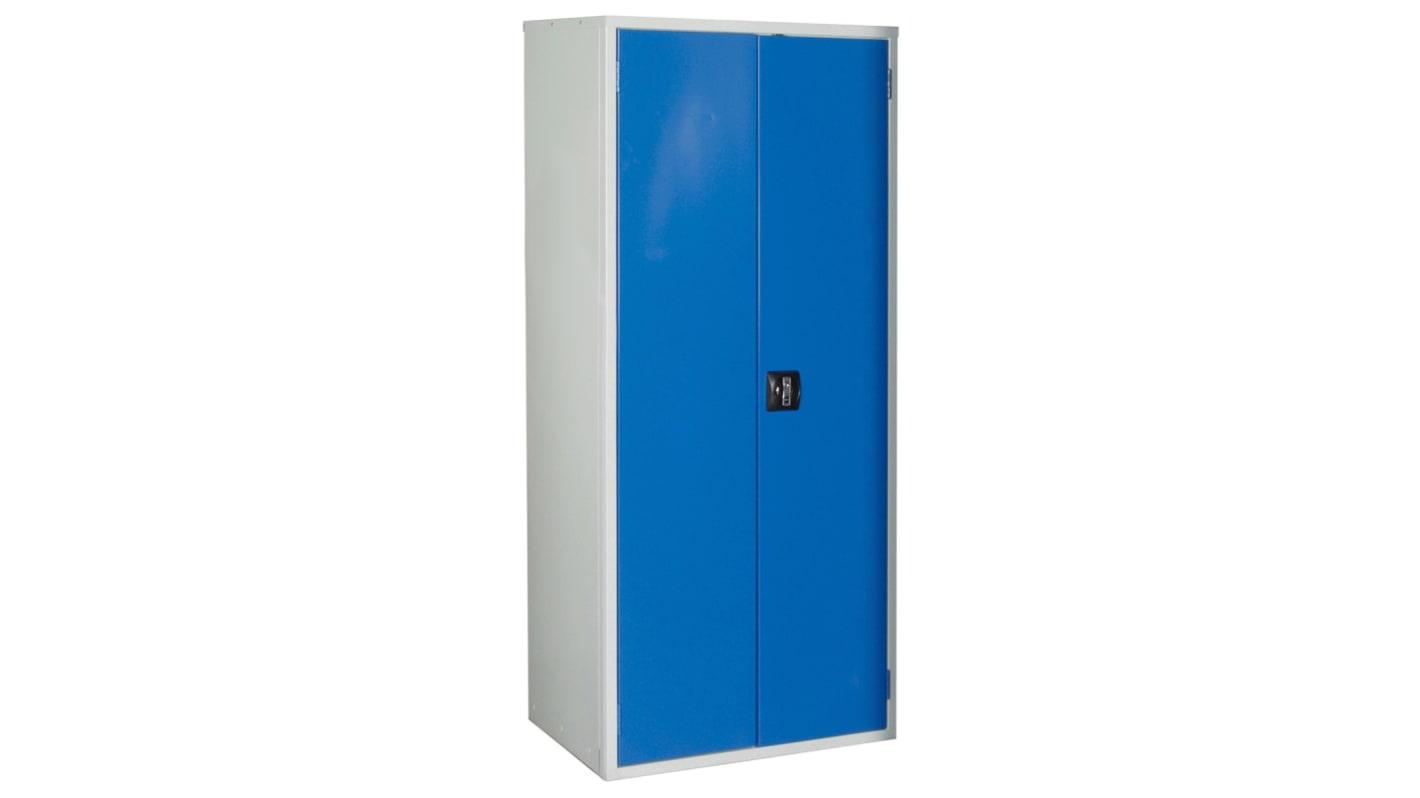 RS PRO Storage Cabinet Acél, zárható, földön álló, 1580 x 770 x 330mm