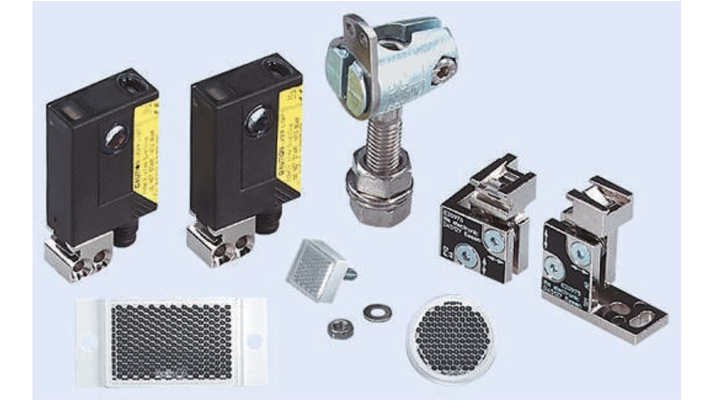 ifm electronic Retroreflective Photoelectric Sensor, Block Sensor, 8 m Detection Range