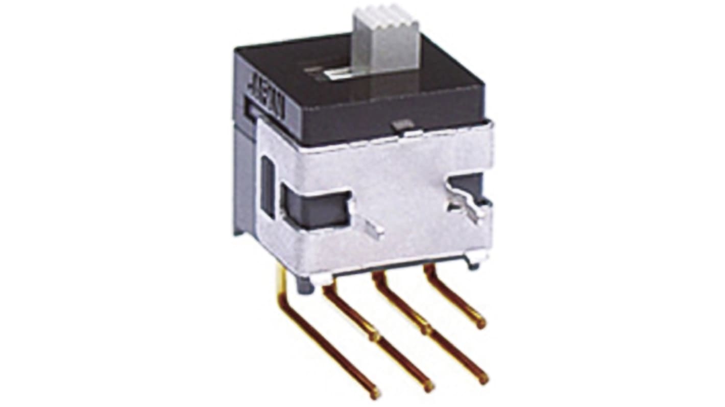 NKK Switches PCB Slide Switch DPDT On-Off-On 100 mA @ 28 V ac/dc Slide