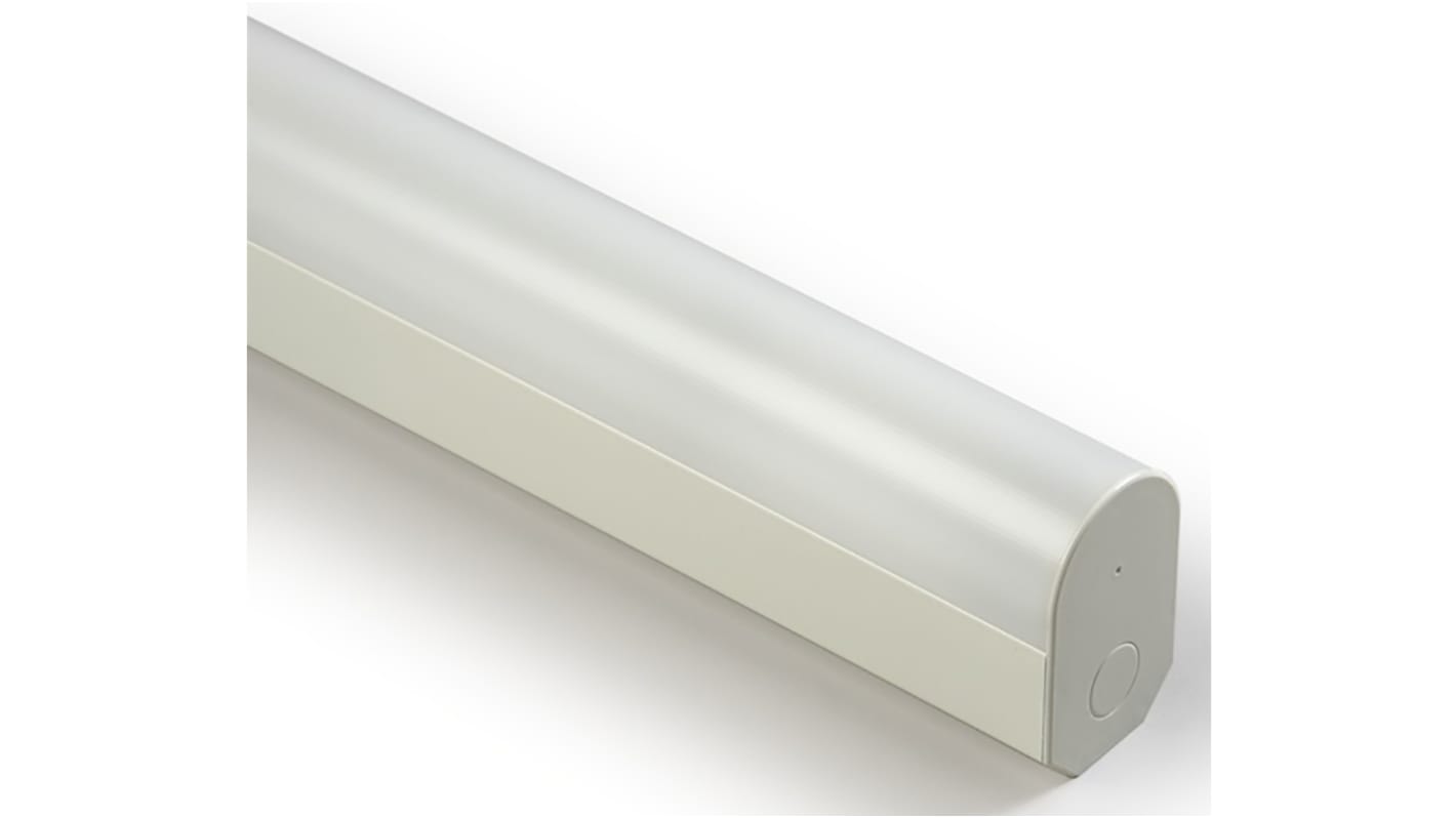 RS PRO 18 W Fluorescent Ceiling Light, 230 V Linear Batten, 1 Lamp, Anti-corrosive, 631 mm Long, IP44