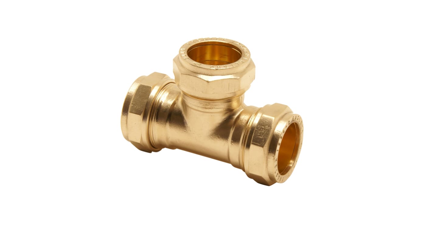 Pegler Yorkshire Brass Compression Fitting Equal Tee