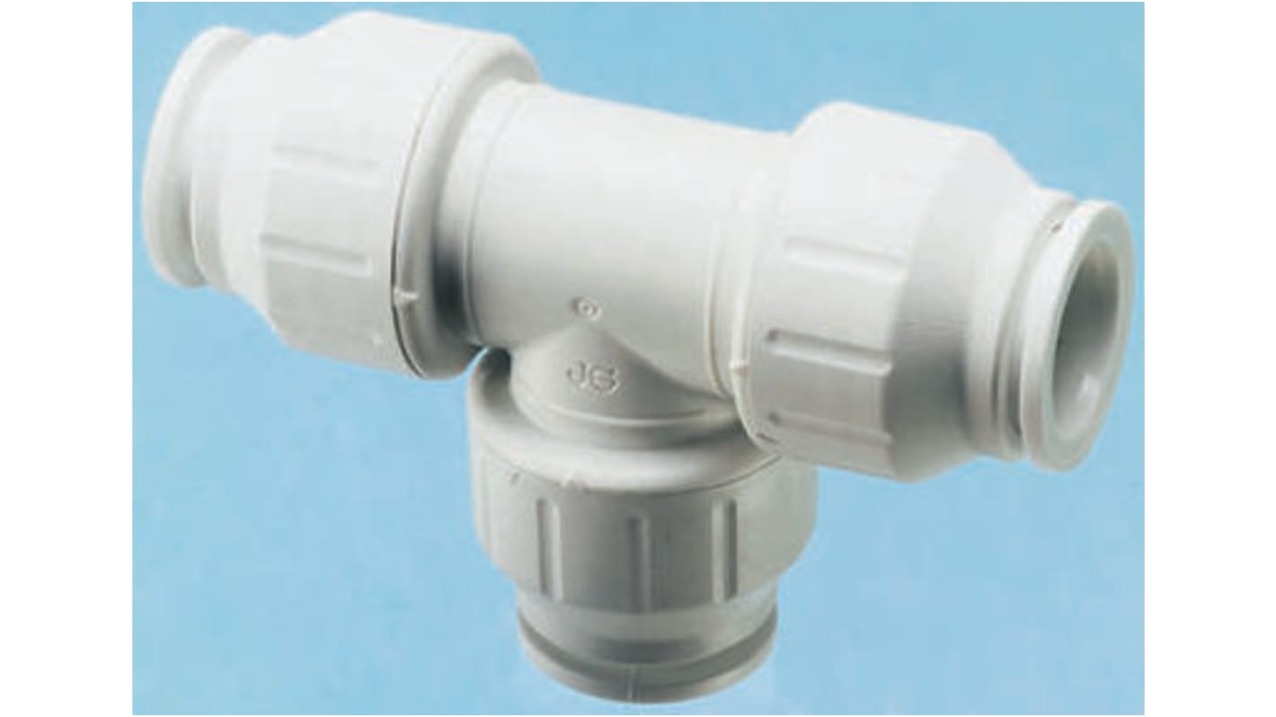 John Guest Tee PVC Pipe Fitting, 22mm