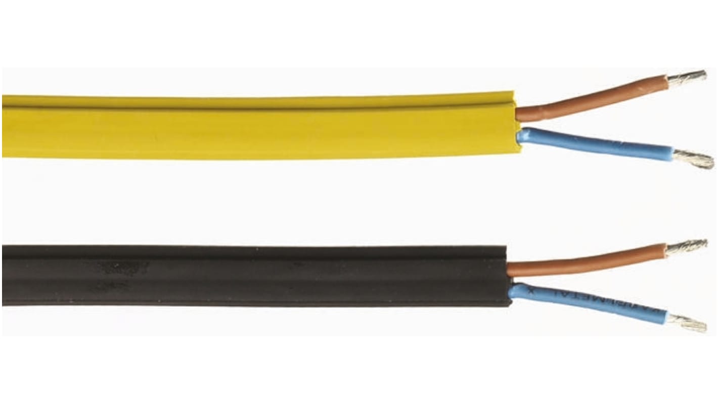 Lapp UNITRONIC Data Cable, 2 Cores, 1.5 mm², Unscreened, Yellow Thermoplastic Elastomers TPE Sheath