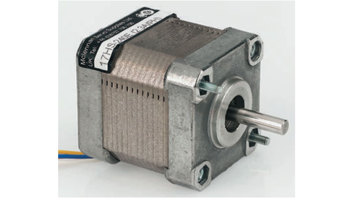 Stepmotor, Type: Hybrid, Bipolær, 0.29Nm, 4 Ledninger, Vinkel: 1.8°