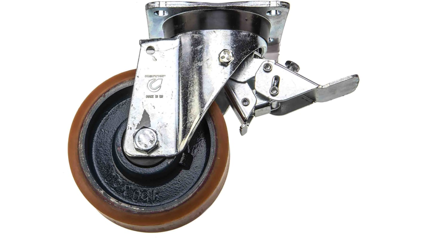 LAG Braked Swivel Castor Wheel, 450kg Capacity, 150mm Wheel