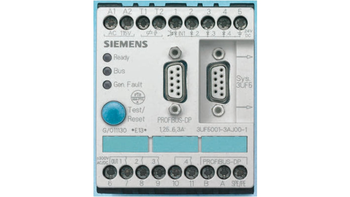 Siemens 1.25 → 6.3 A Motor Protection Unit, 230 V ac