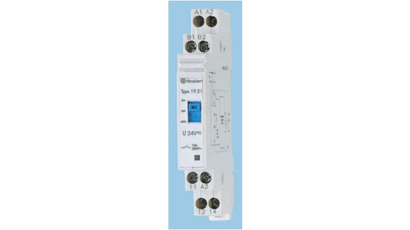 SPDT DIN Rail Interface Relay Module Screw, 15A