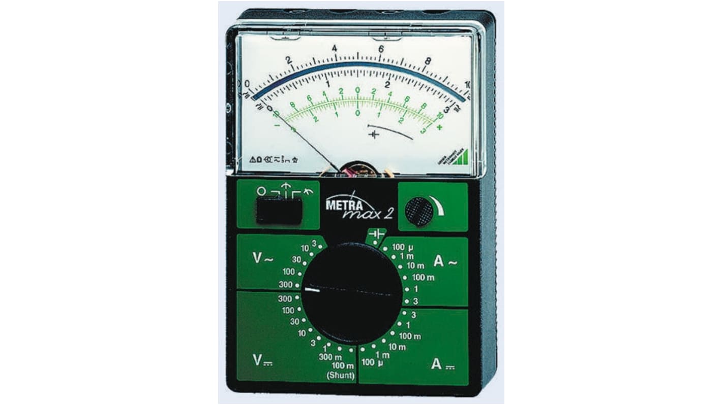 Multimètre analogique, Gossen Metrawatt METRAmax 2, 3A c.a./c.c., 300V, Etalonné RS