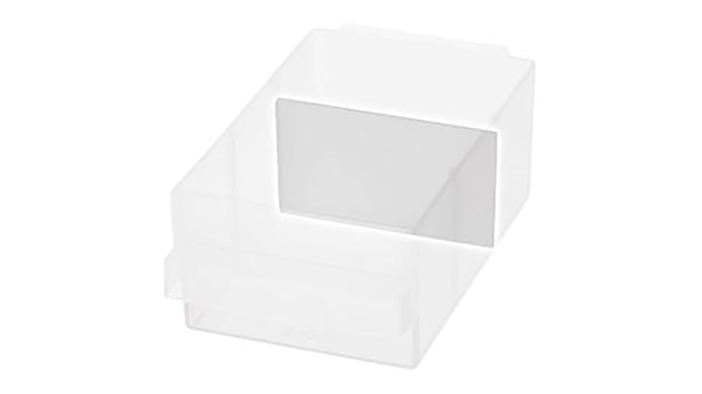 Raaco Drawer Dividers, 49mm x 87mm x 2mm, Clear