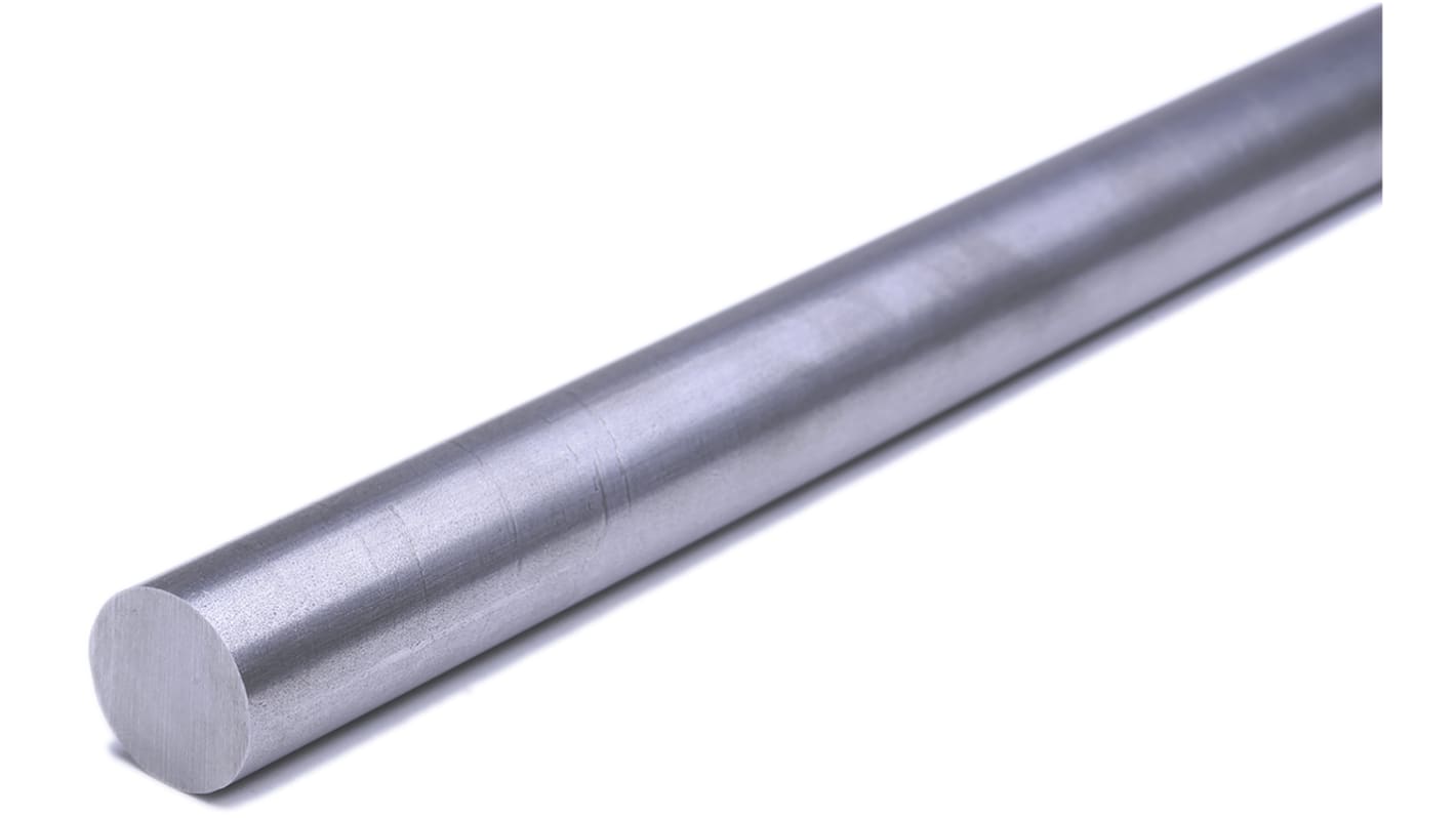 RS PRO Silver Steel Rod 6mm Diameter, 1m L