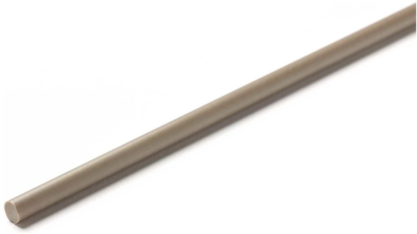 RS PRO White Acetal Rod, 500mm x 80mm Diameter