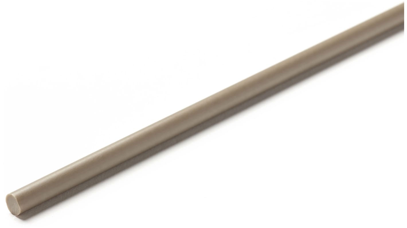 RS PRO White Acetal Rod, 500mm x 100mm Diameter