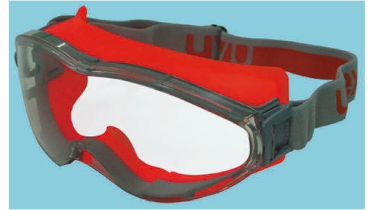 Uvex UV Safety Goggles, Red