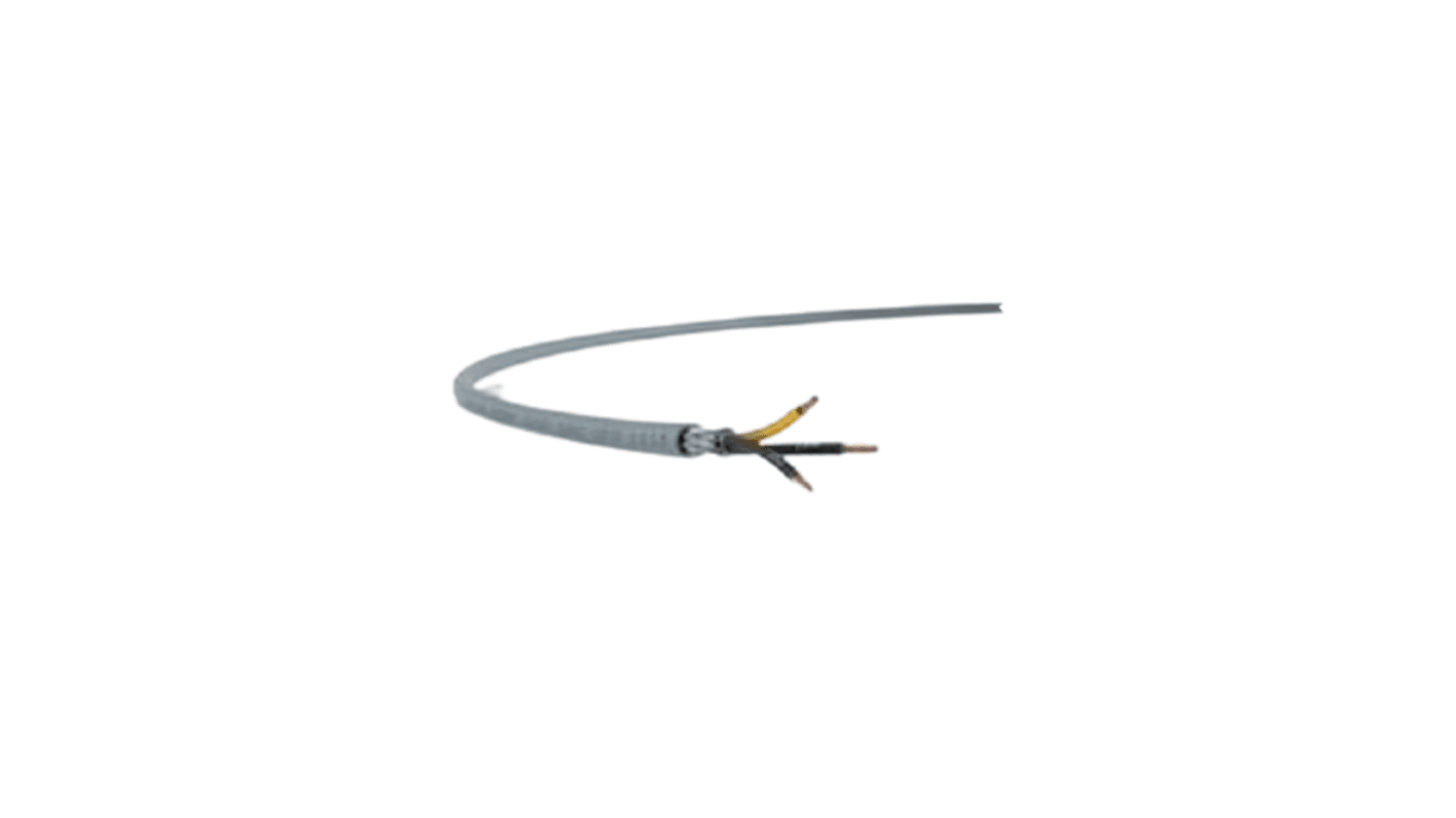 Lapp ÖLFLEX CLASSIC 115 CY Control Cable, 3 Cores, 1.5 mm², CY, Screened, 50m, Grey PVC Sheath, 16 AWG