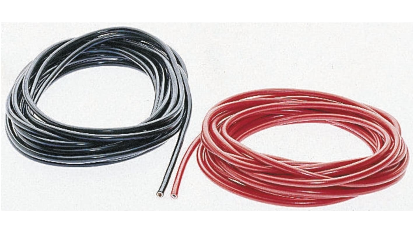 Cables para Puntas de Prueba RS PRO, área transversal 2,5 mm² Filamentos del Núcleo 651/0,07 mm Negro, 1,5 kV, long. 5m