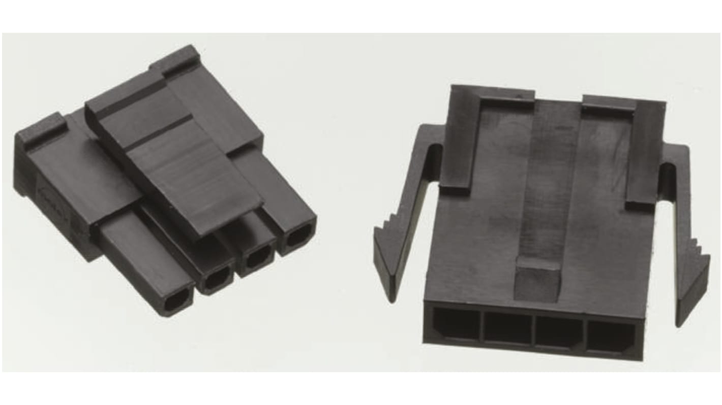 Carcasa de conector Molex 43640-1000, Serie Micro-Fit 3.0, paso: 3mm, 10 contactos, , 1 fila filas, Recto, Macho,