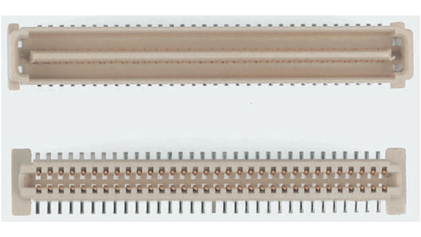 Conector macho para PCB Molex serie PMC Mezzanine de 64 vías, 2 filas, paso 1.0mm, para soldar, Montaje Superficial