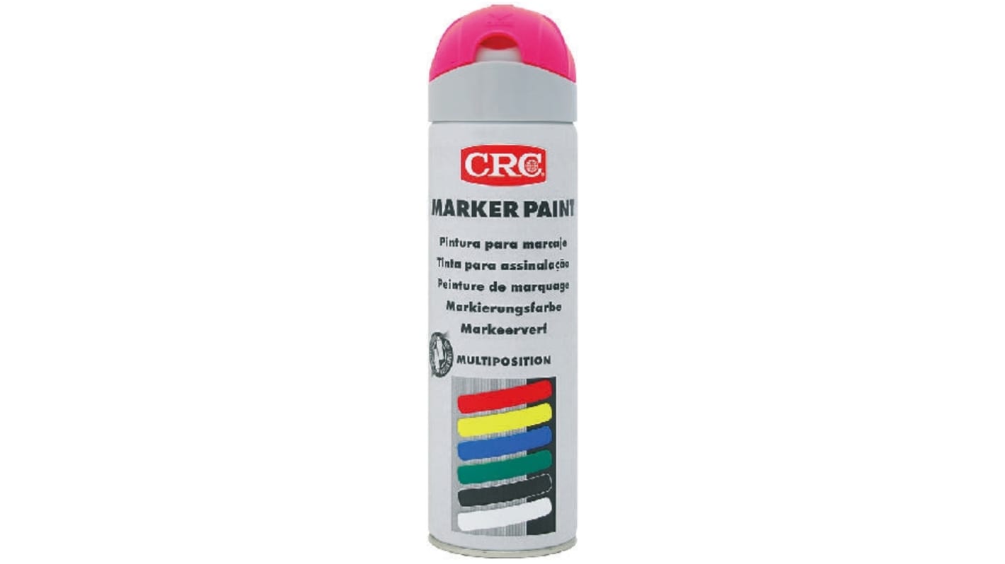 CRC MARKER PAINT Sprühfarbe Rosa Fluoreszent, 500ml