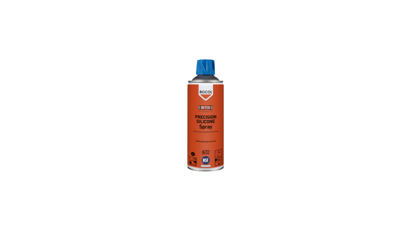 Lubrifiant Rocol Precision Silicone Spray, Aérosol 400 ml, NSF