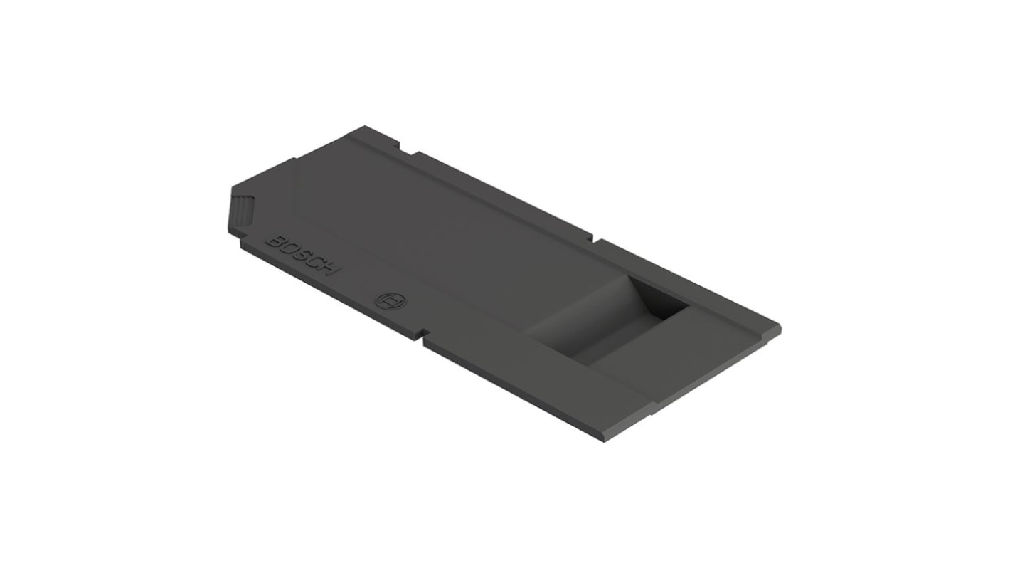 Tapa de contenedor Bosch Rexroth 3842346288, Storage Bin Negro, ABS para usar con GB-1210, 117 x 32 x 173mm