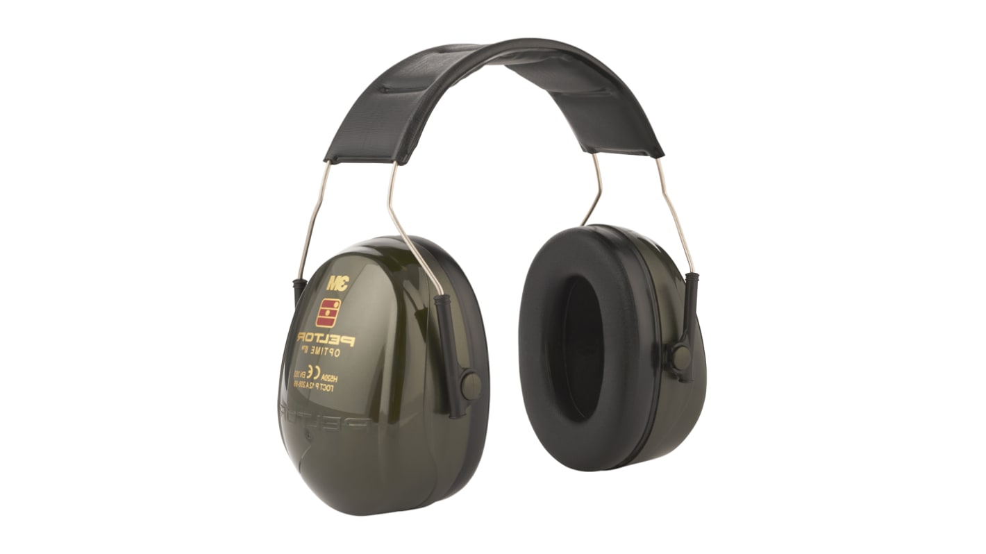 H520A-407 | 3M PELTOR Optime II Ear Defender with Headband, 31dB | RS