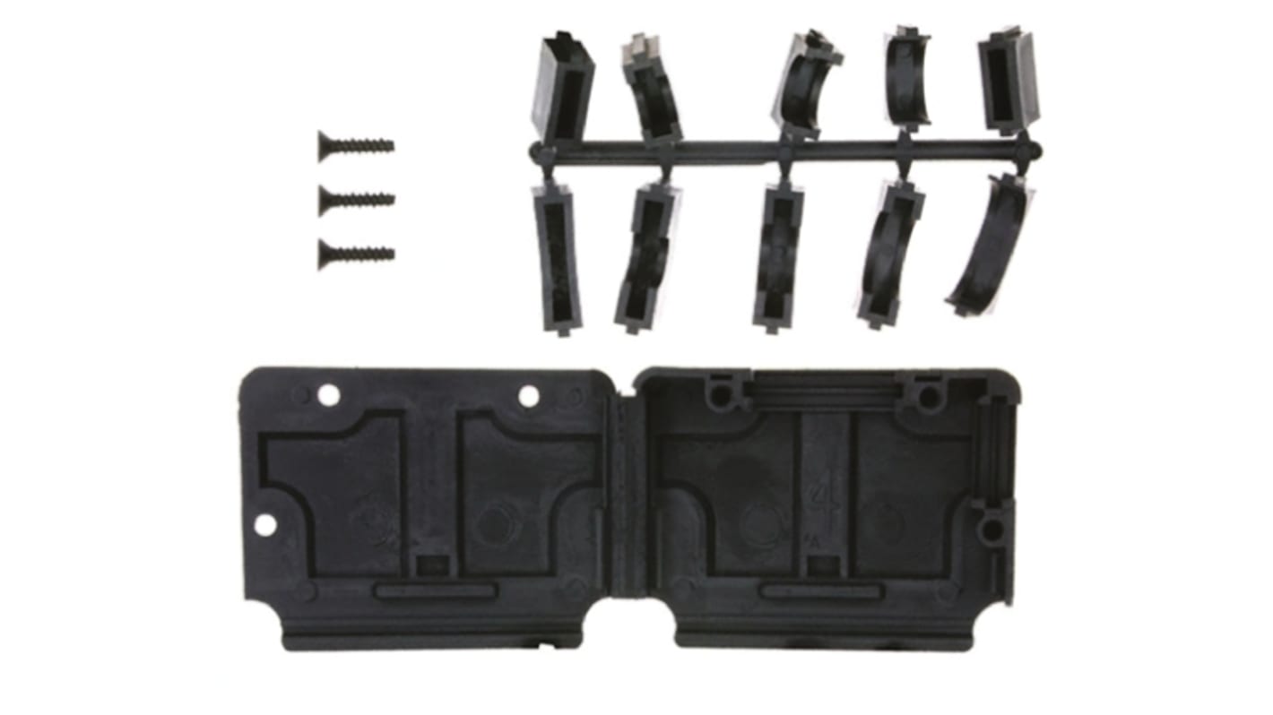 TE Connectivity 207473 Series PP, Thermoplastic D Sub Backshell, 37 Way