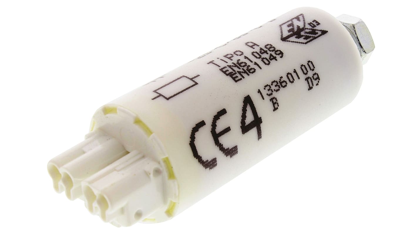 KEMET C3B Polypropylene Film Capacitor, 250V ac, ±10%, 4μF, Cable Mount