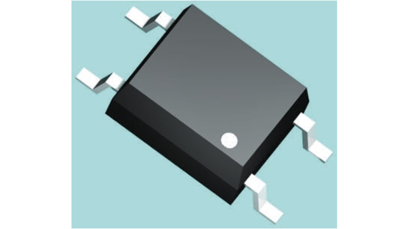 Vishay, VOM617A-7X001T DC Input Phototransistor Output Optocoupler, Surface Mount, 4-Pin SOP