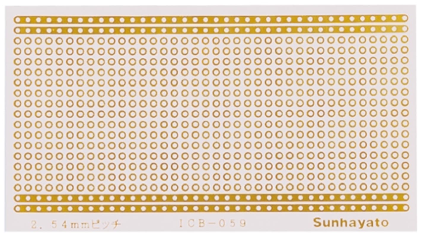 ICB-059, Single Sided Extender Board Universal Board FR4 100 x 55 x 0.1mm