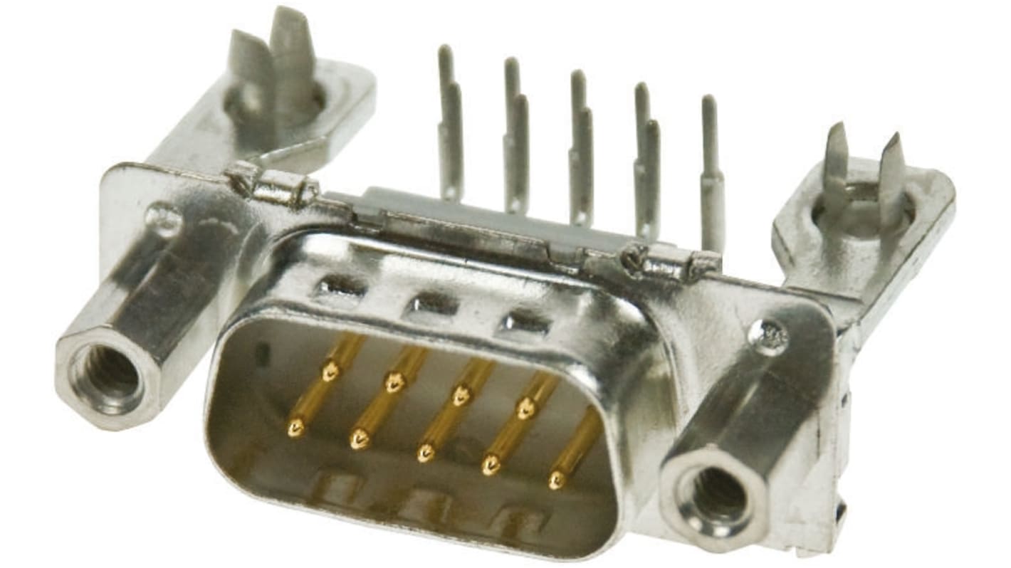 TE Connectivity DSubコネクタ, 15極, オス, スルーホール, 313920103 RS