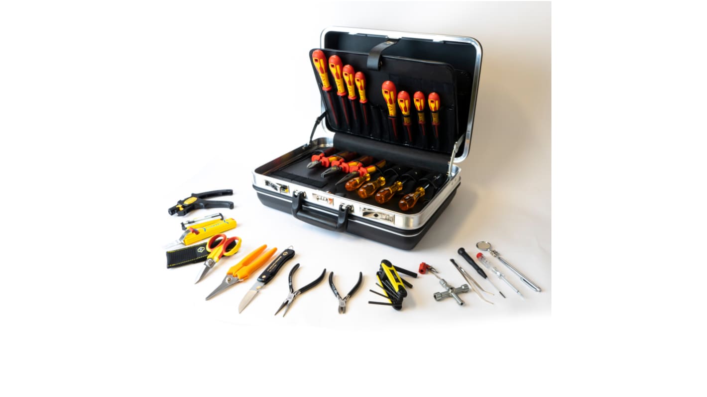 CK 38 Piece Electro-Mechanical Tool Kit with Case, VDE Approved