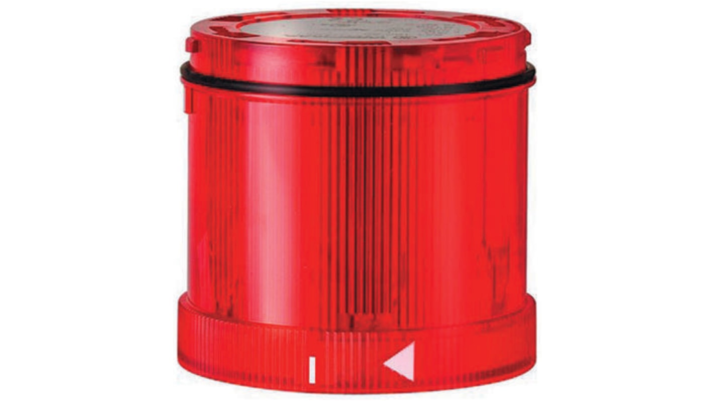 Werma 644 Series Red Flashing Effect Beacon Unit, 230 V ac, LED Bulb, AC, IP65