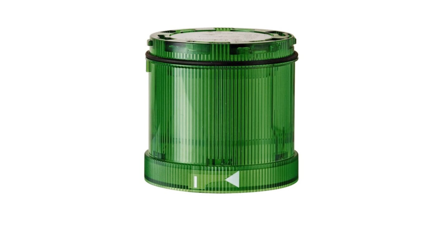 Segnalatore Werma, Verde, 24 V, Ø base 70mm, h 65mm