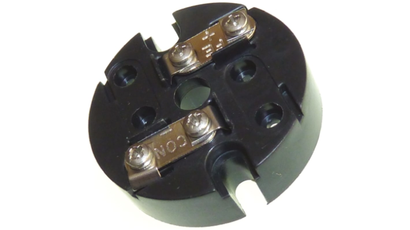 RS PRO 2 Way Therocouple Terminal Block for use with Type J Thermocouple Type J