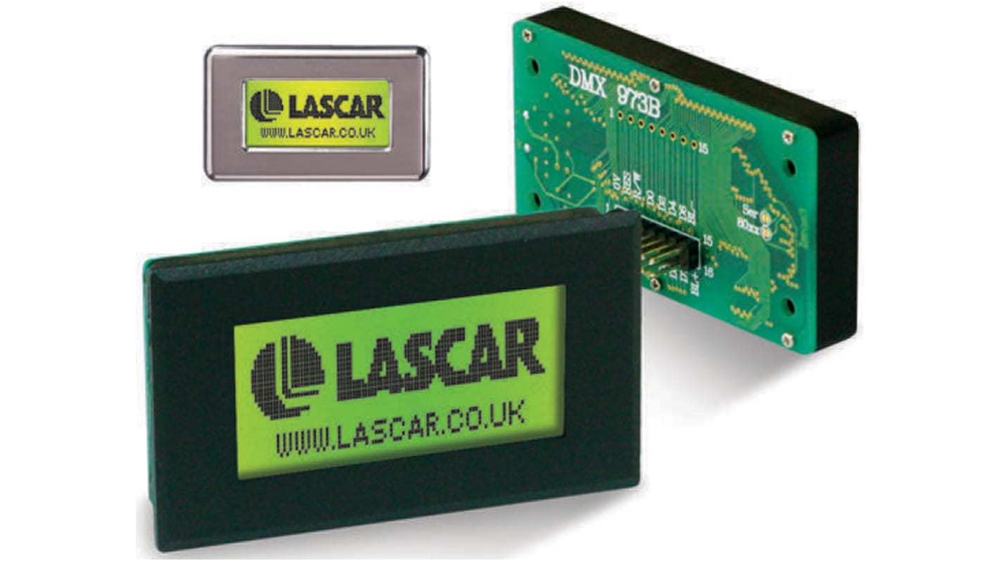 Display monocromatico LCD Lascar, Grafico