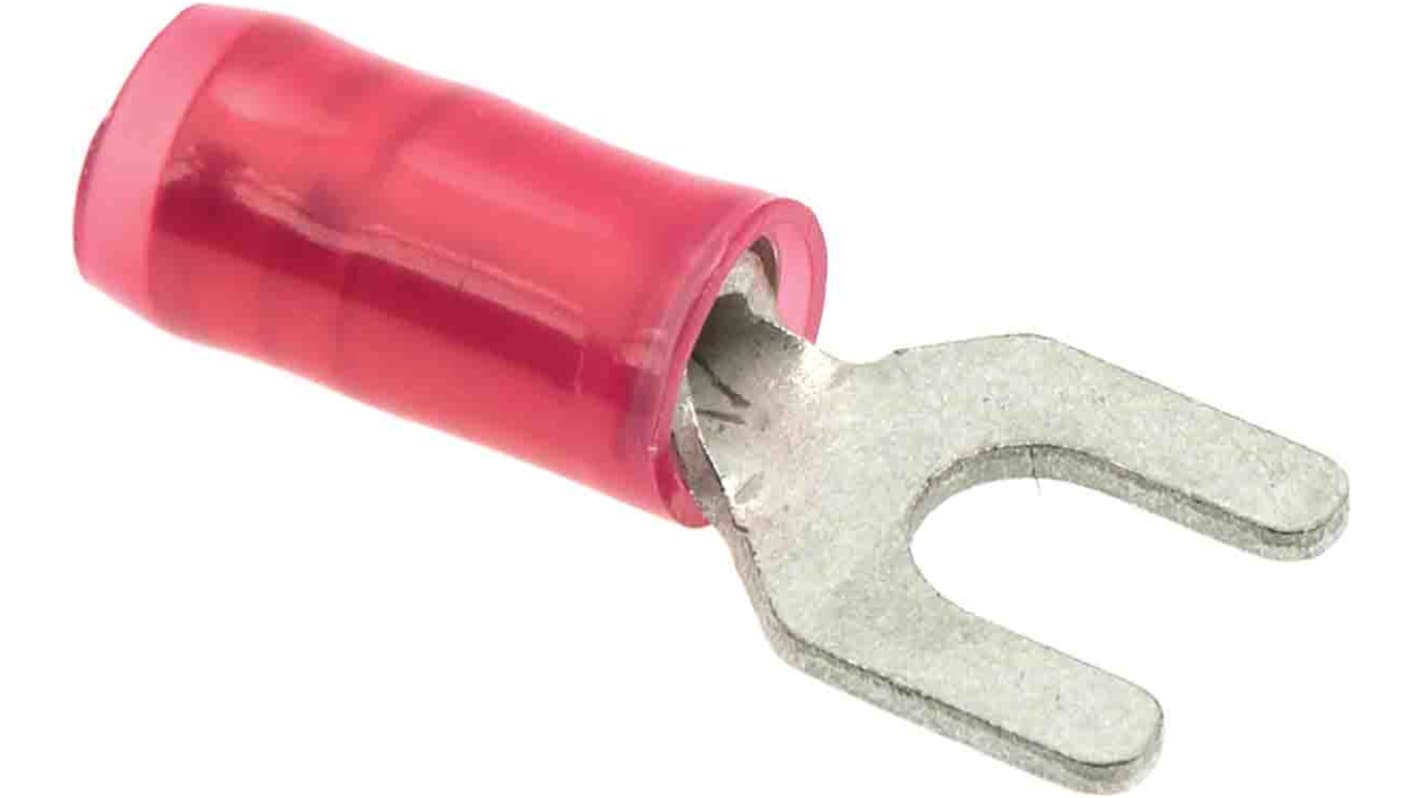 TE Connectivity, PLASTI-GRIP Insulated Crimp Spade Connector, 0.26mm² to 1.65mm², 22AWG to 16AWG, M3.5 (#6) Stud Size